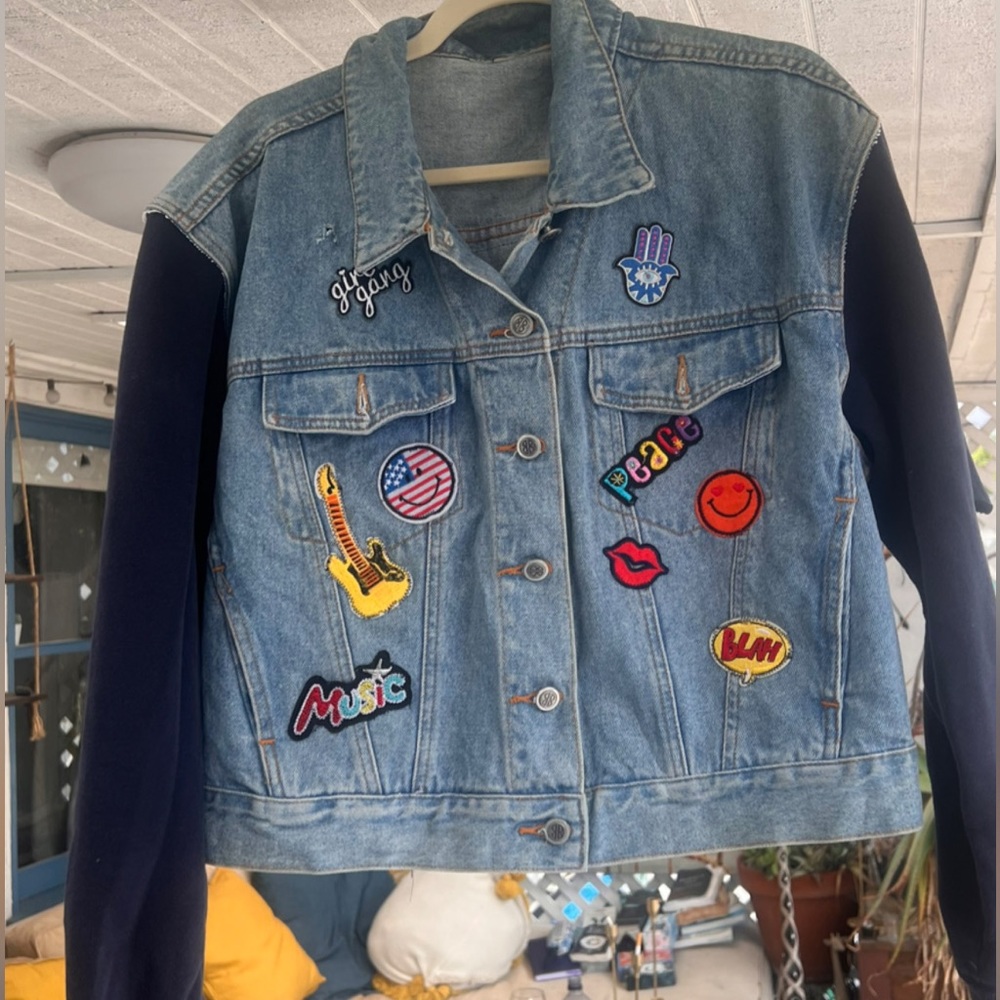 Custom Patch Jean Jacket - Picture 2 of 2